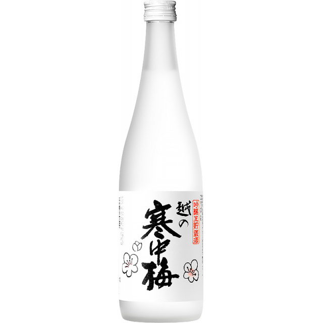 清酒　越の寒中梅　吟醸生貯蔵酒　720ml 商品写真