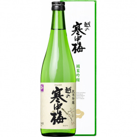 清酒　越の寒中梅　純米吟醸　箱入　７２０ｍｌ 商品詳細ページ