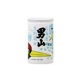 清酒　男山　純米生貯蔵　アルミ缶　１８０ｍｌ