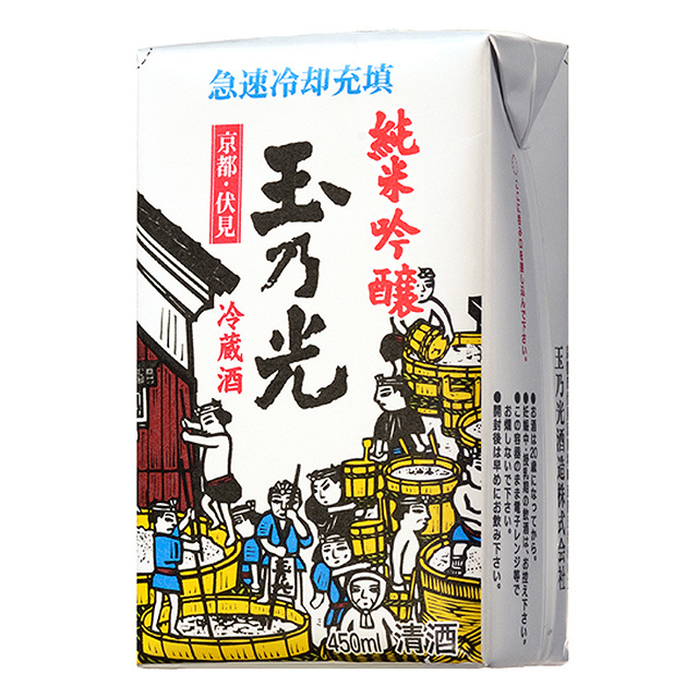 清酒　玉乃光　純米吟醸　冷蔵酒パック　４５０ｍｌ 商品写真