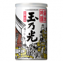 清酒　玉乃光　純米吟醸　アルミ缶　１８０ｍｌ