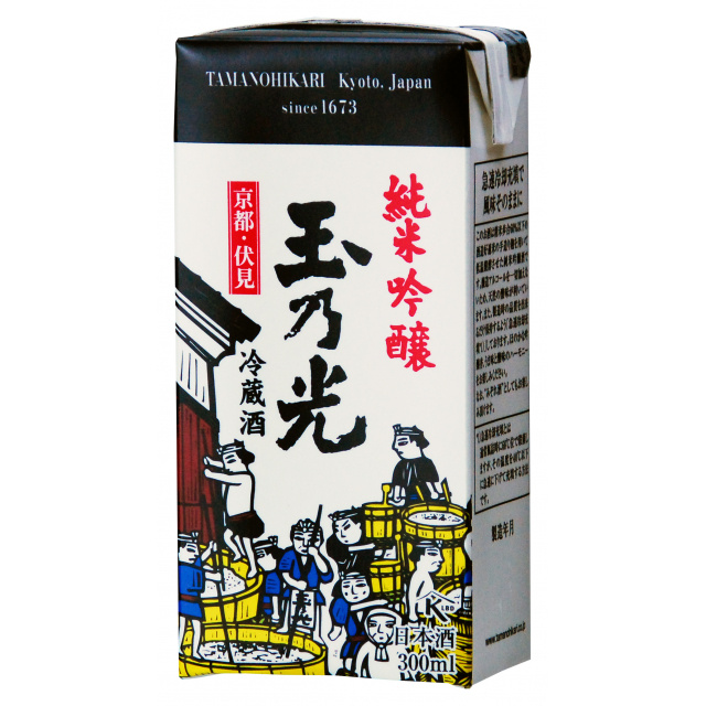 清酒　玉乃光　純米吟醸　冷蔵酒パック　３００ｍｌ 商品写真