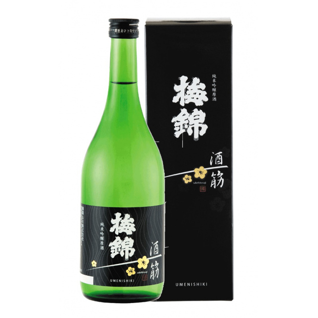 清酒　梅錦　純米原酒「酒一筋」(箱付)　720ml 商品写真