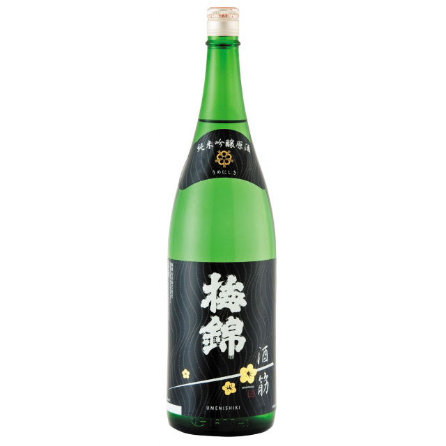 清酒　梅錦　純米吟醸　原酒「酒一筋」　1.8L 商品写真