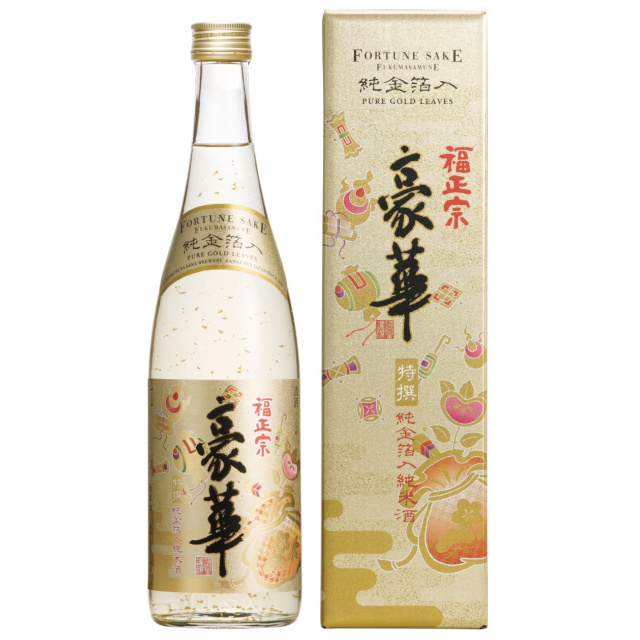 福正宗　豪華　特撰純金箔入純米酒　720ml 商品写真